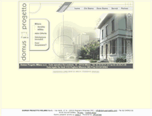 Tablet Screenshot of domusprogetto.com
